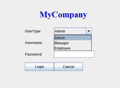 Output with DropDownList in Java